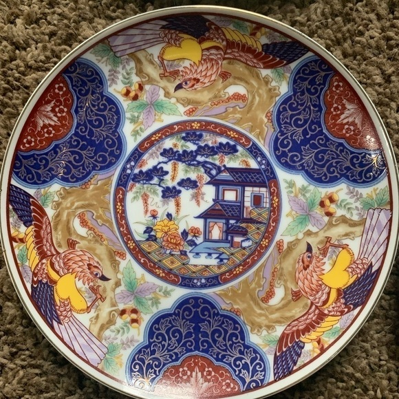 Vintage Set of 4 Imari Ware of Japan Porcelain Saucers - Picture 2 of 7